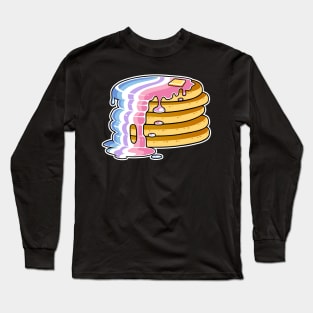 Bigender Pride Pancakes LGBT Long Sleeve T-Shirt